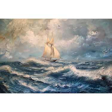 voilier en mer peinture